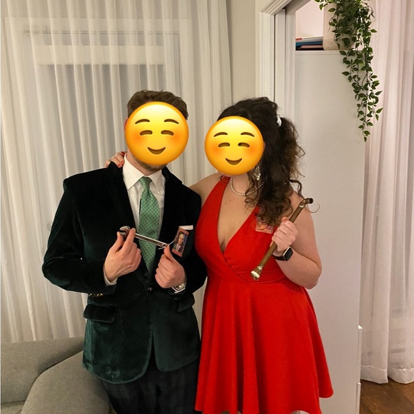 Lulus red dress (worn once) - Picture 5 of 5